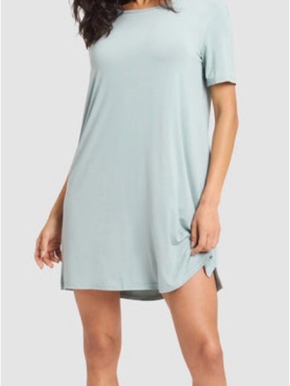 Cozy Earth Bamboo Sleep Dress Nightgown Sage Green XS Soft Loungewear